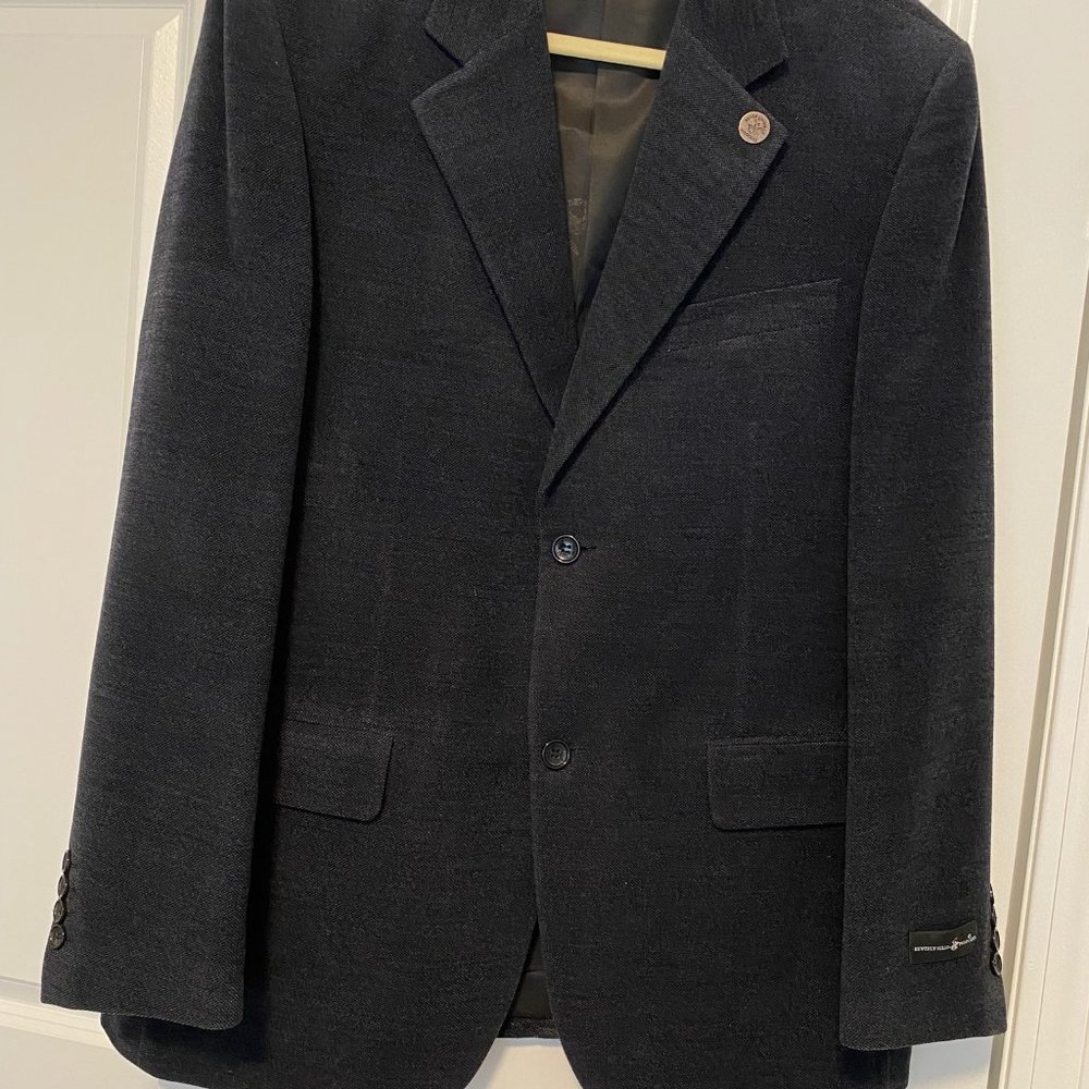 Beverly Hills Pollo Club Elegant Men's Dark Blue Jacket